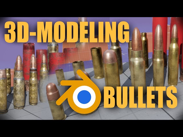 3D Modeling Bullets (Blender Tutorial)