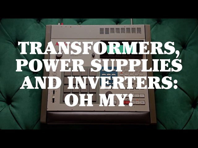 MPC 60 Restoration: Power supply, Transformer and LCD Inverter tests
