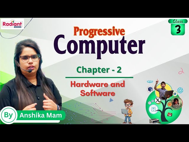 Hardware and Software | Computer | Chapter - 2 | Class - 3 | By Anshika Mam | Radiant Books |