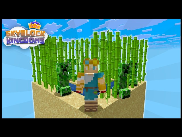 I Crafted the Ultimate Sugarcane Farm in Skyblock Kingdoms