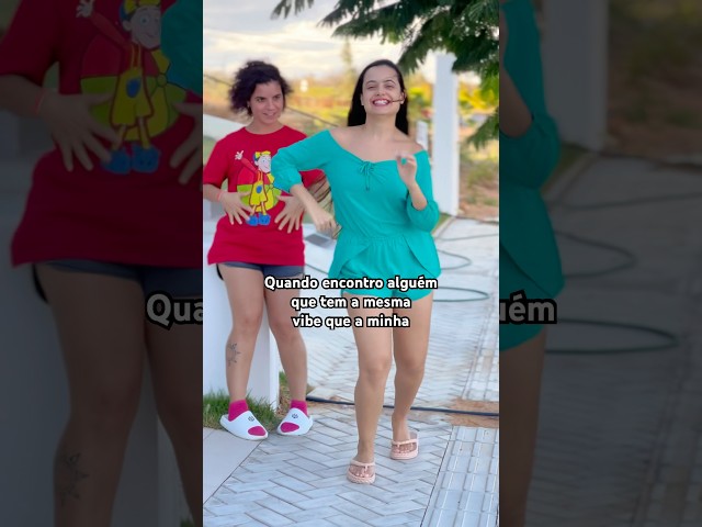 A Cris Bento conseguiu me acompanhar 🥰❤️ #dança #humor
