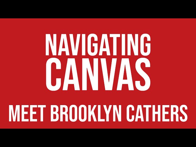 Navigating Canvas for MCom 320