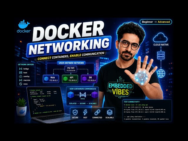 #6 Docker Networking Explained | Bridge, Host & Overlay Made Simple