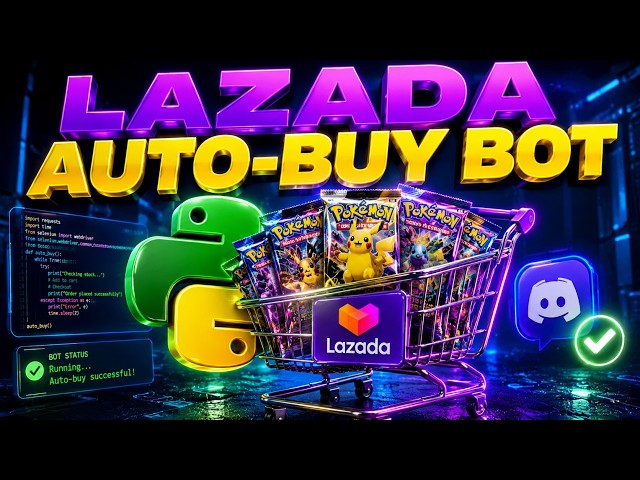 Lazada Auto-Buy Sniper Bot | Bypassing Cloudflare & Captchas with Python Playwright