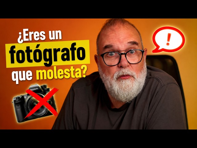 Tu primo Rogelio, el fotógrafo (podría ser tú) ahora molesta - EN ESPAÑOL