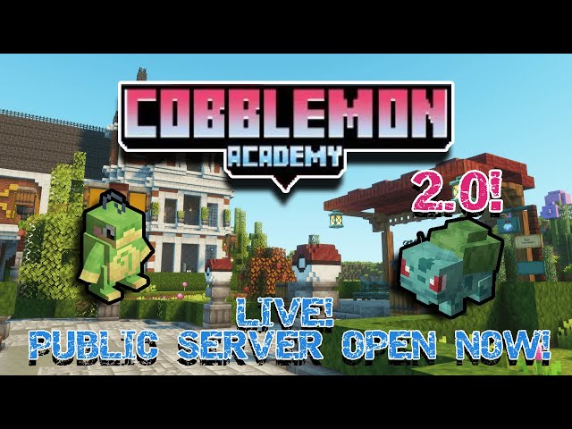 Cobblemon Academy 2.0 Modded Minecraft! Today We Build (Portrait)
