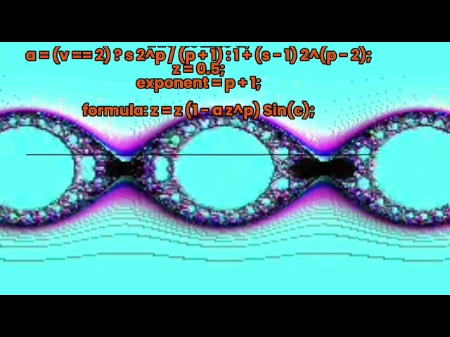 (Lambda C Variant Formula) Morph Power -20 to 20 Mandelbrowser in Advanced Formula 