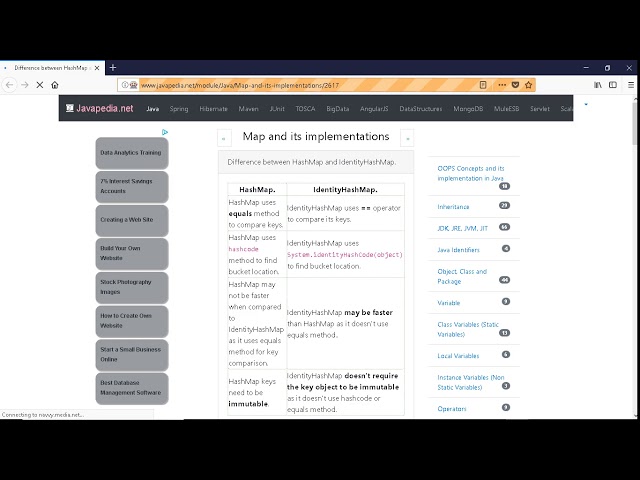 Difference between HashMap and IdentityHashMap. | javapedia.net