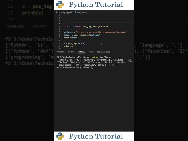 Natural Language Processing With Python (NLTK) | Python Tutorial