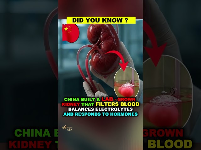 China Builds a Lab-Grown Kidney That Filters Blood, Balances Electrolytes & Responds to Hormones