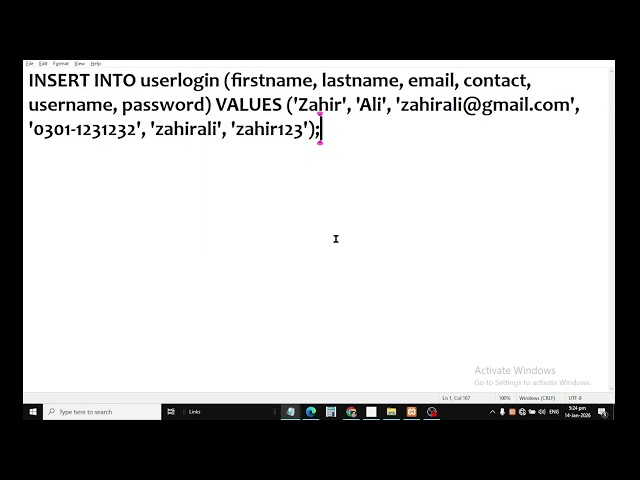 SQL SELECT INSERT UPDATE AND DELETE COMMANDS