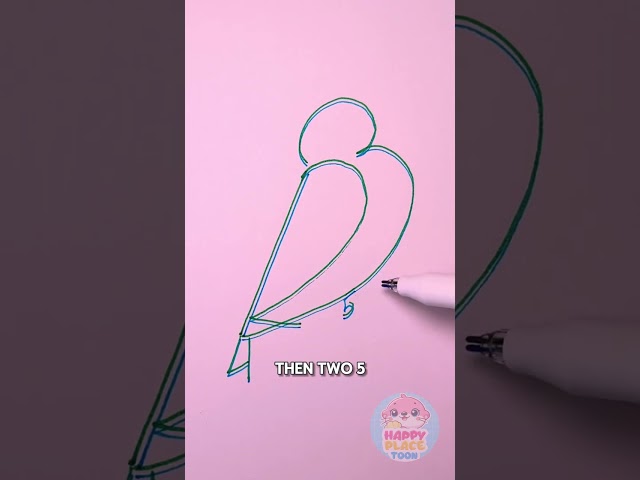 Can you Draw a bird with numbers only? 🐤
