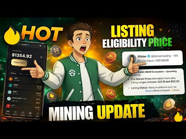 Hot Coin Mining New Update | Hot Wallet Airdrop Listing | HOT Coin Price | Hot Protocol Eligibility