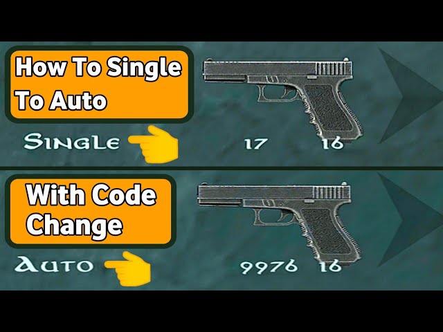 How to make simple gun from single to automatic in occupation 2.5 game