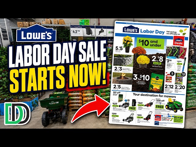 Lowe’s Just Dropped Its Labor Day Sale! Here Are The BEST Deals!