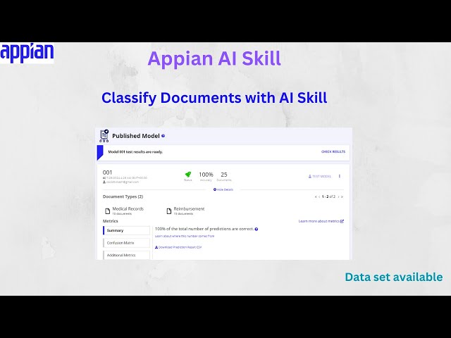 Appian AI Skill Intro | Classify Document using AI Skill | Appian Tutorials | Appian AI