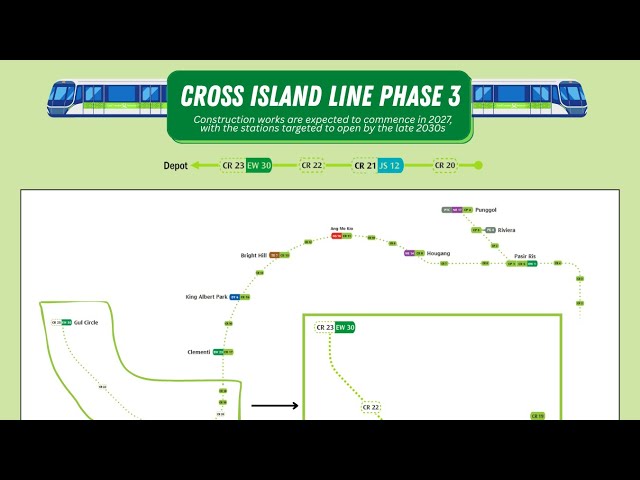 Enhancing connectivity in the west with Cross Island Line phase 3!✨🚇