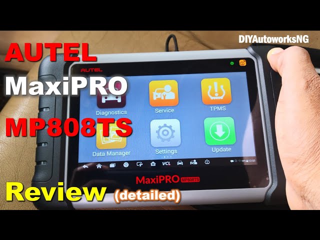 Autel MaxiPRO MP808TS: Review (in-depth) Professional Autel Scanner