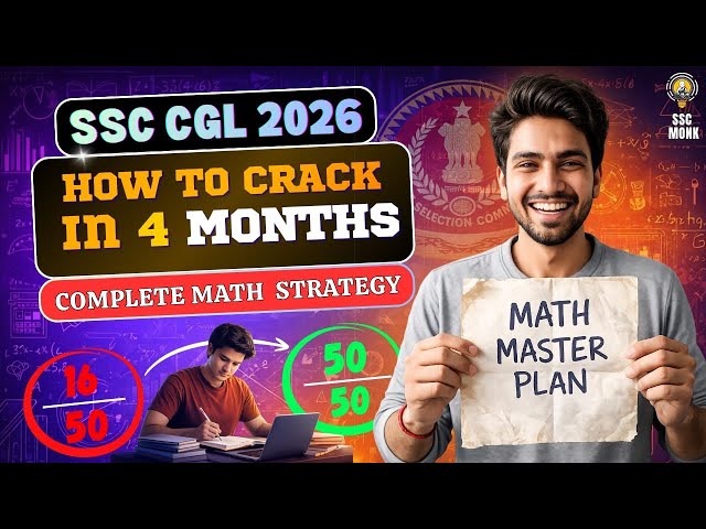 SSC CGL 2026 Maths Full Strategy 🔥 | New Eduquity Pattern | Complete Study Plan + Scoring Topics