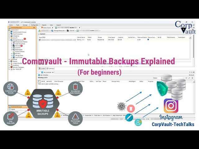 #Commvault - Immutable Backup explained (For beginners)