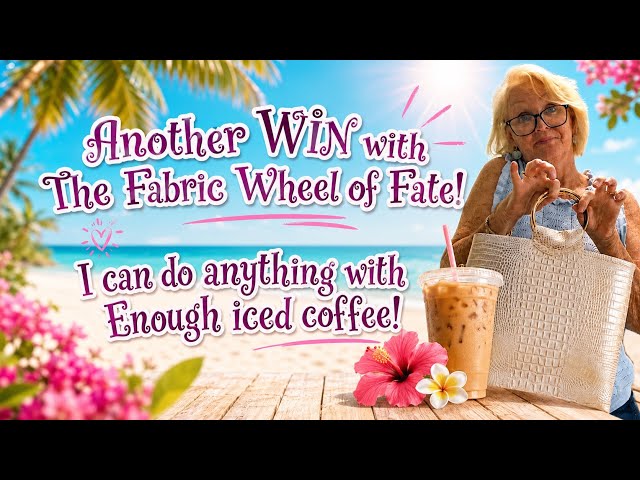 Fabric Wheel of Fate Success! I made a purse!