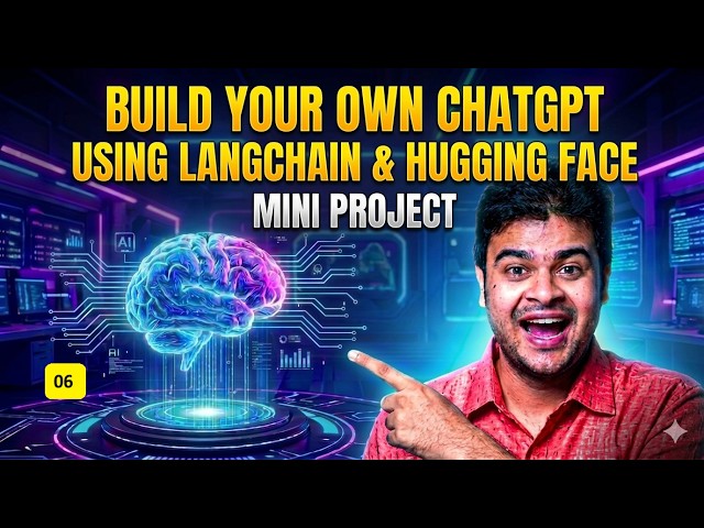 Build Your own ChatGPT with LangChain & Hugging Face | Streamlit | Mini Project GenAI By mithilesh