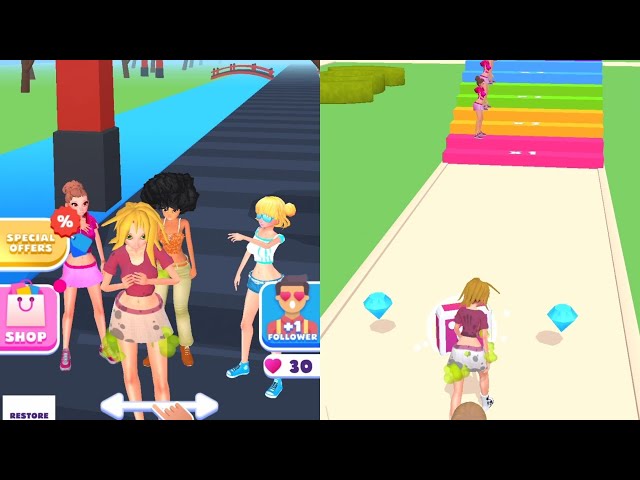 Makeover Run All Characters Unlocked New Update Gameplay Walkthrough iOS,Android