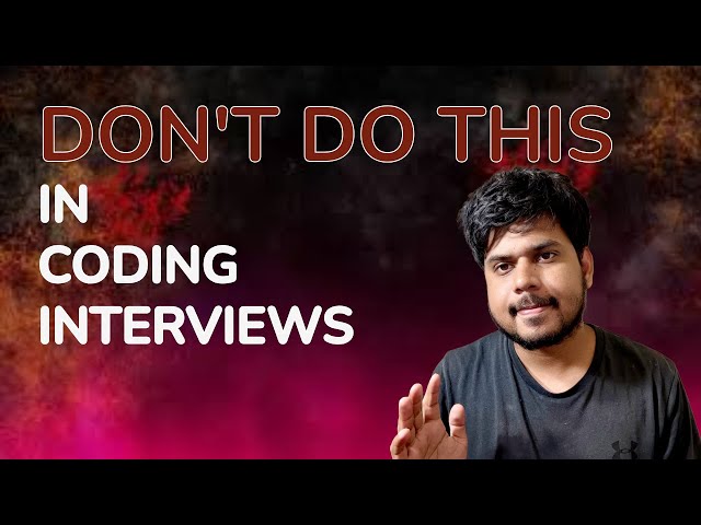Major Red Flags in Coding Interviews 🚩