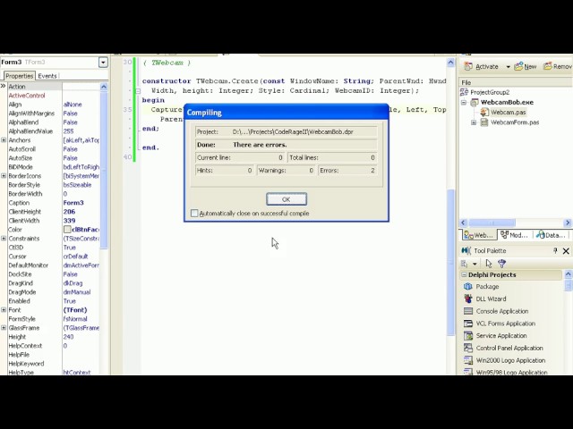 Webcam Fun with Delphi