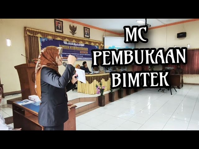 MC OPENING OF TECHNOLOGY GUIDANCE #learningmc #examplemc