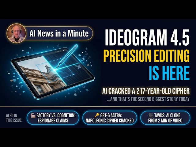 Ideogram 4.5 enables repeated edits without quality loss — plus Factory AI, GPT-6 Astra