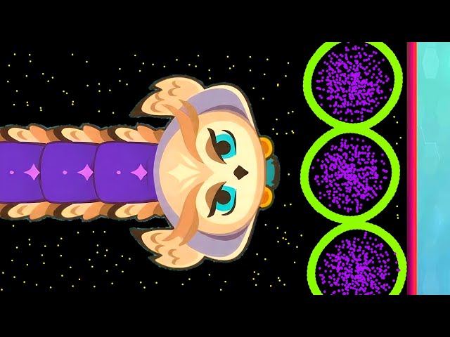 SNAKE IO 🐍 CIRCLE EVENT VS Reaching 99,999,999+ Mass Using This STELLA Snake Skin!