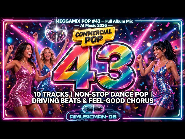 MEGGAMIX POP #43 | Full Album Mix | AI Music 2026 | AIMUSICMAN-DB 🎵📊