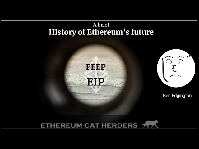 PEEPanEIP #40: A Brief History of Ethereum's Future with Ben Edgington