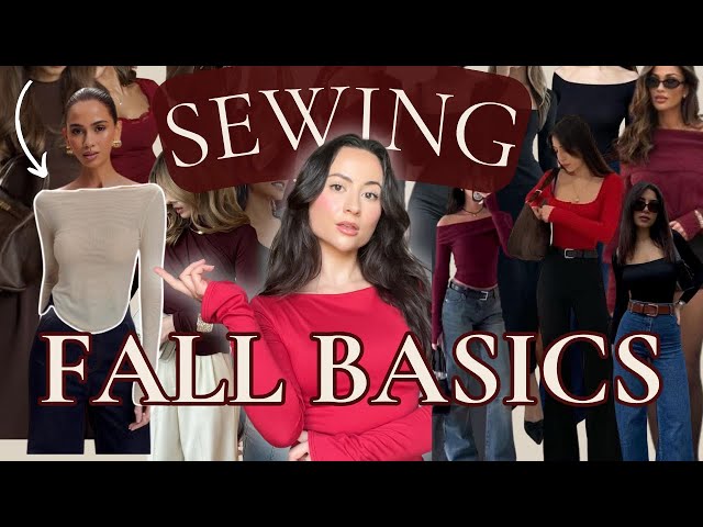 sewing fall essentials & conquering knit fabric