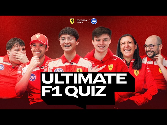 Ferrari HP Esports Team take on the Ultimate F1 Quiz!