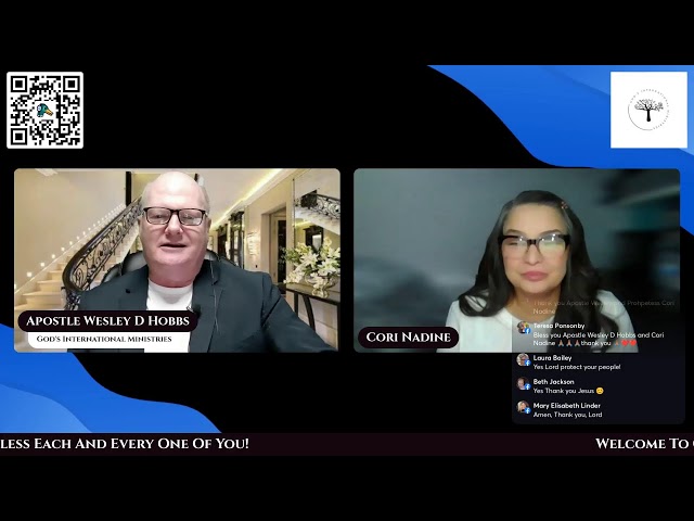 GOD’S INTERNATIONAL MINISTRIES FRIDAY SERVICE APOSTLE WESLEY D HOBBS & PROPHET CORI NADINE 1-23-25