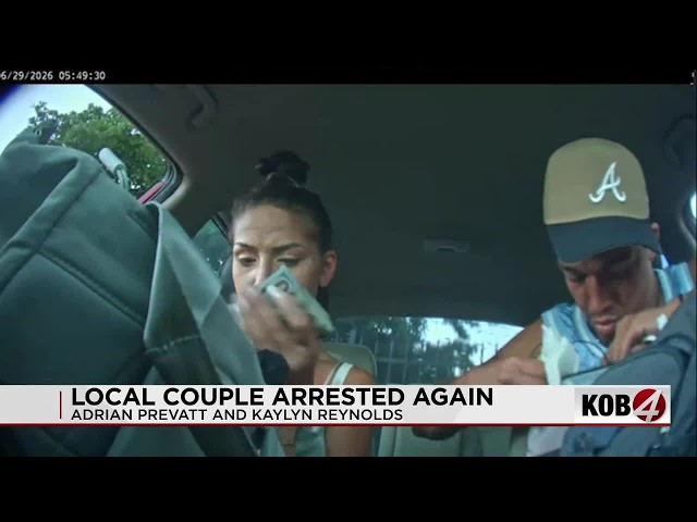 One week free: Albuquerque's 'Bonnie and Clyde' arrested again