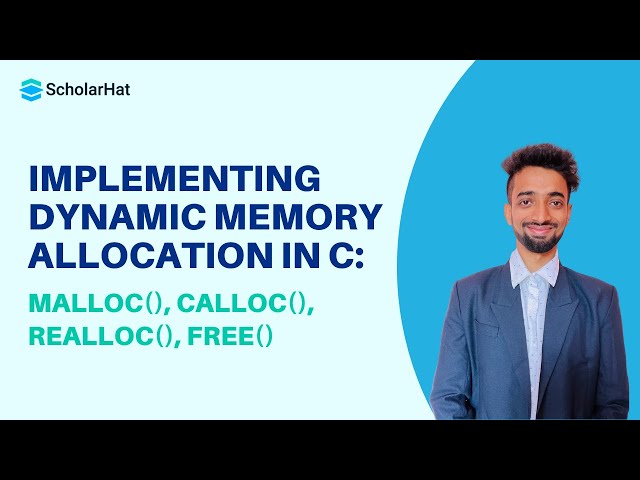 Dynamic Memory Allocation in C | malloc(), calloc(), realloc(), and free()
