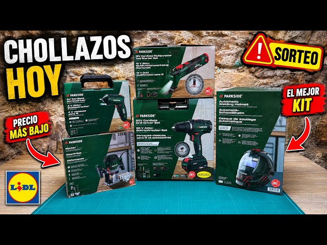 🚨 los CHOLLOS mas BESTIAS y NUEVAS HERRAMIENTAS Parkside en Lidl HOY