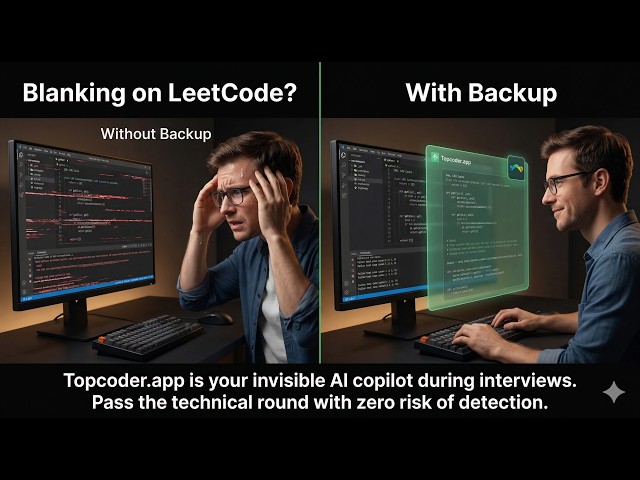 (Old Version) TopCoder.App - Invisible AI Interview Copilot - Way better and cheaper than ultracode