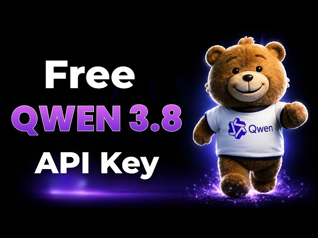 Unlimited Free Qwen 3.8 API — No API Key Required!