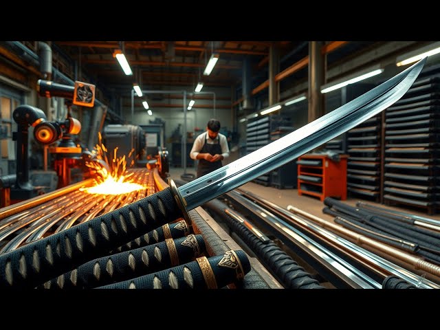 How Japanese Swords Are Made by Masters | Sword Making Process