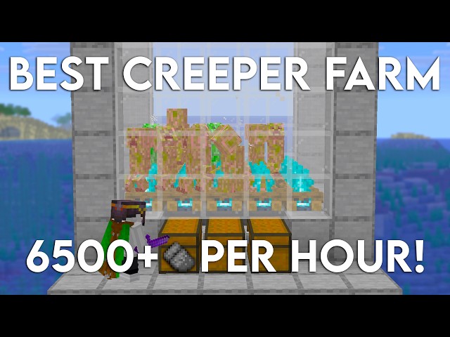 NEW Minecraft Java 26.2 CREEPER FARM TUTORIAL | 6500+ Per Hour