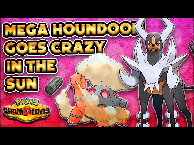 This Top Ranked MEGA HOUNDOOM BUILD Is CRAZY In The Sun for Pokémon Champions