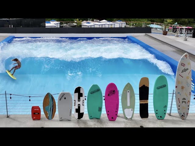TESTING BOARDS on a 60ft Wide Standing Wave!