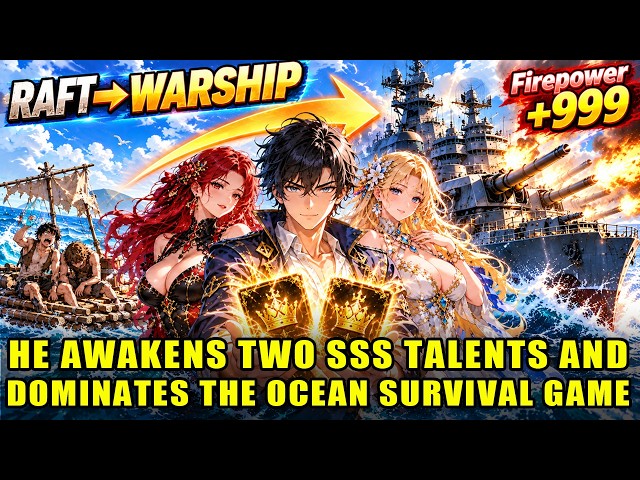 Everyone Starts With a Raft—But He Awakens TWO SSS Talents and Rules the Ocean!
