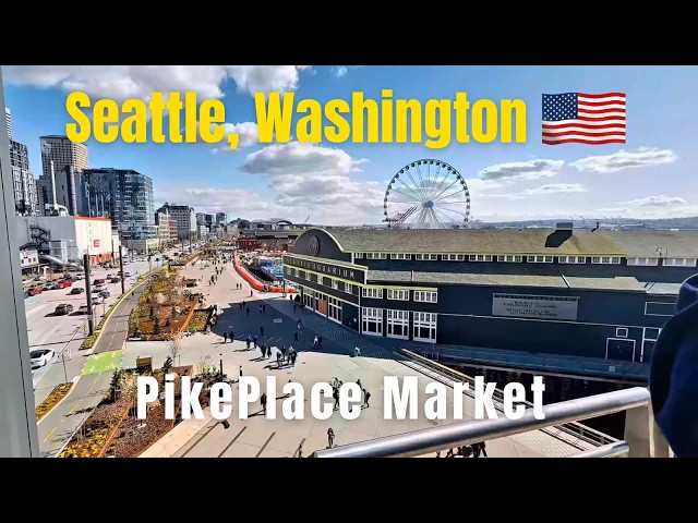 Travel to Seattle, Washington (Part 1) Pike Place Market, Original Starbucks & Waterfront Walk