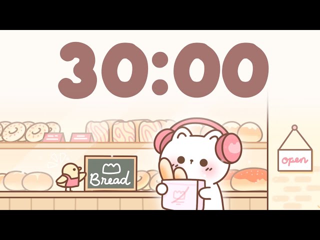 30 Minute Timer 🐱 Study Timer for Classroom Focus