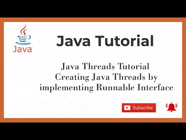 #34 Java Threads Tutorial | Creating Java Threads by implementing Runnable Interface